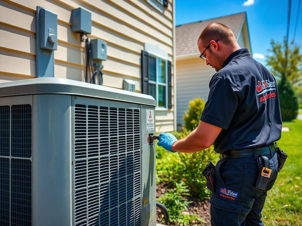 HVAC contractor website sample design, Springfield, MO